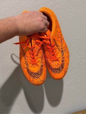 Bright Orange Graphic Track Shoes